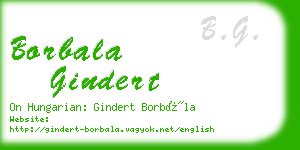 borbala gindert business card